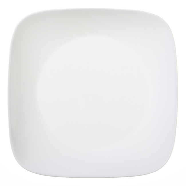 Square Pure White 18-pc Dinnerware Set