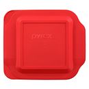 Red Lid for 8" Square Glass Baking Dish