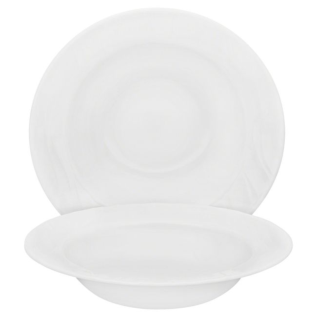 Boutique Swept Wide-Rimmed 28-oz Serving Bowls, 2-pack