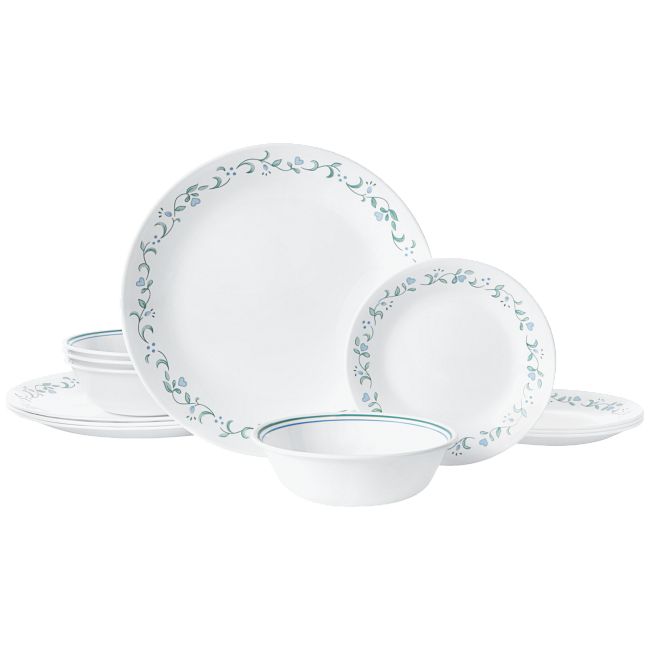 Country Cottage 12-piece Dinnerware Set, Service for 4