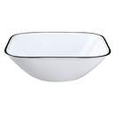 Square Simple Lines 16-pc Dinnerware Set w/ Bonus Bowls
