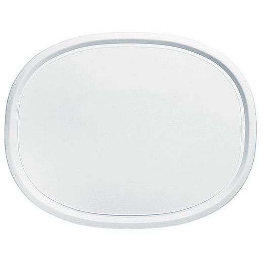 French White Oval Plastic Lid for 2.5quart Baking Dish Corningware