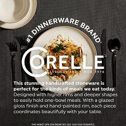 Stoneware Sea Salt 8" Side Plate with text #1 dinnerware brand