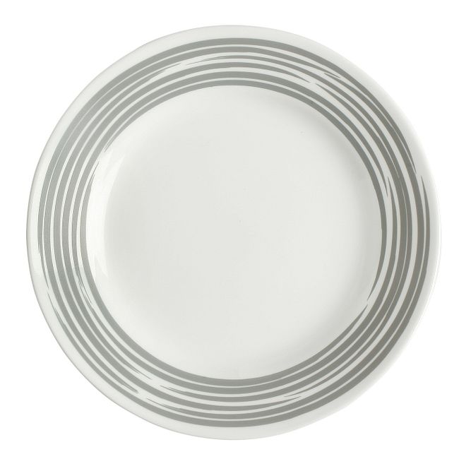 Brushed Silver 16-piece Dinnerware Set, Service for 4