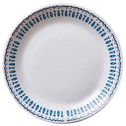 Everyday Expressions Glass Azure Medallion 7.5" Salad Plate
