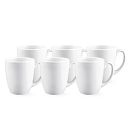11-ounce White Mugs, 6-pack