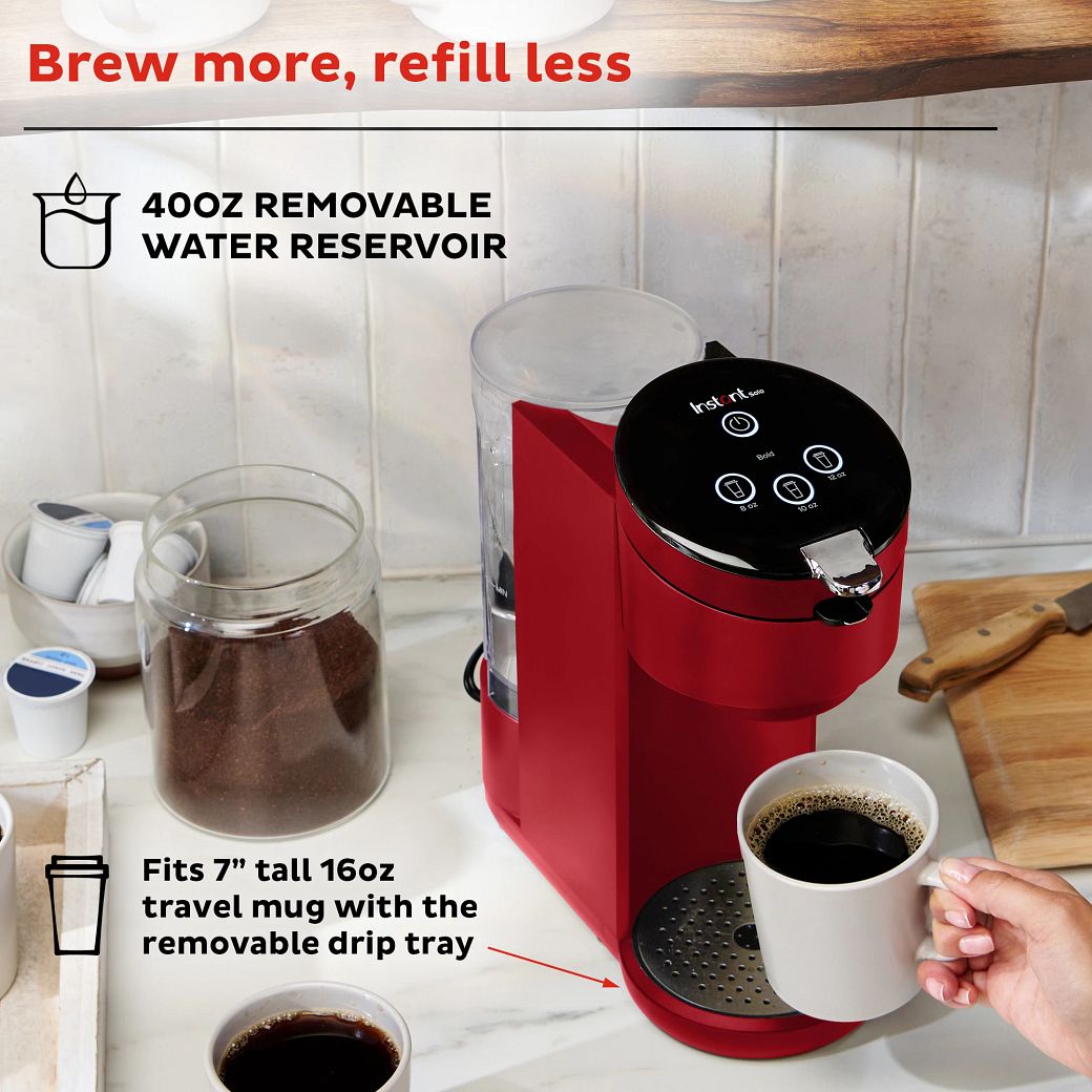 Instant™ Solo™ Single Serve Coffee Maker, Maroon Instant Home