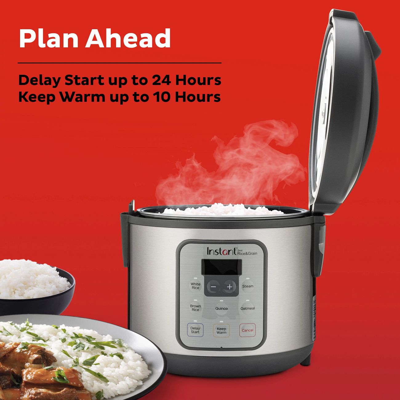 Instant™ Zest™ 8-cup Rice and Grain Cooker | Instant Home