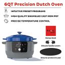 Instant™ Precision 6-quart Dutch Oven, Blue Lid