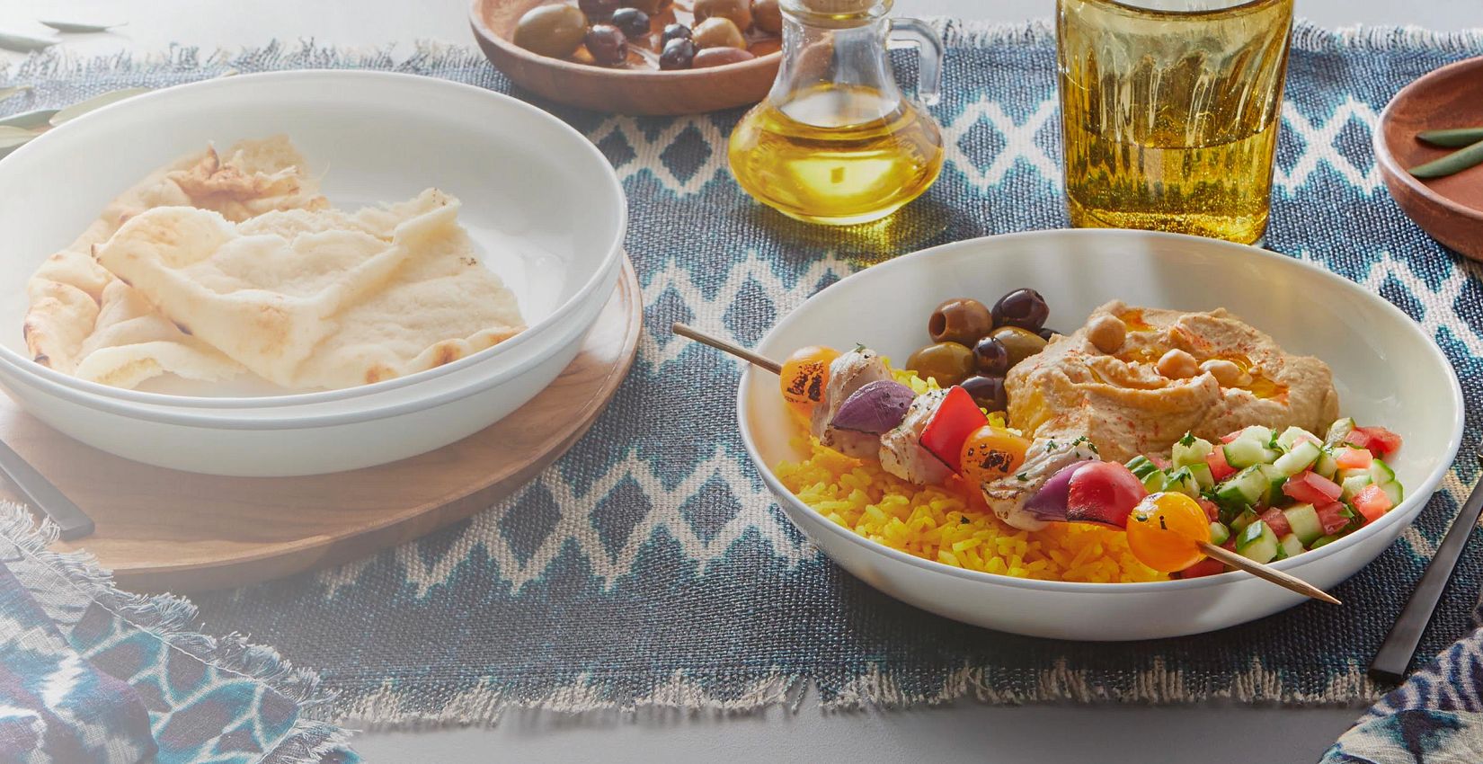 pure white corelle meal bowls on table