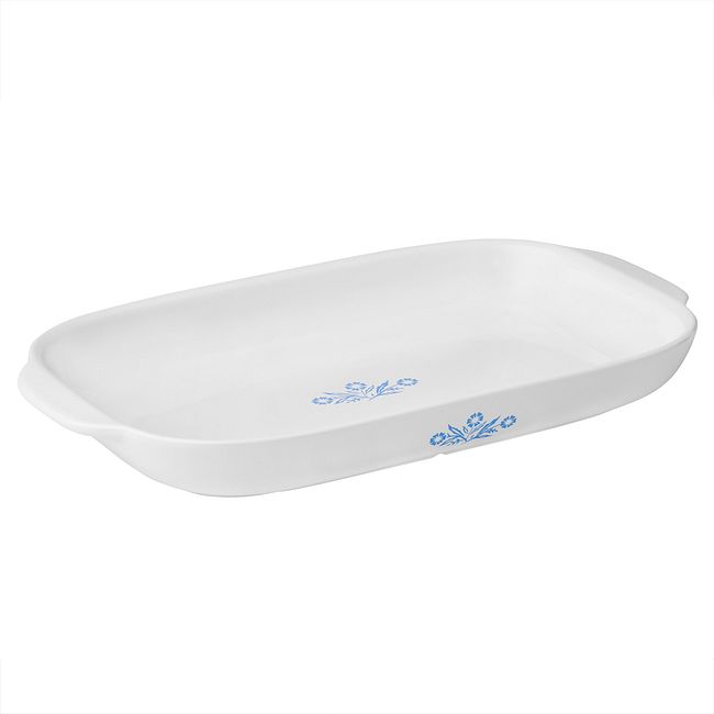 60th Anniversary Cornflower 1.9-qt Shallow Baker