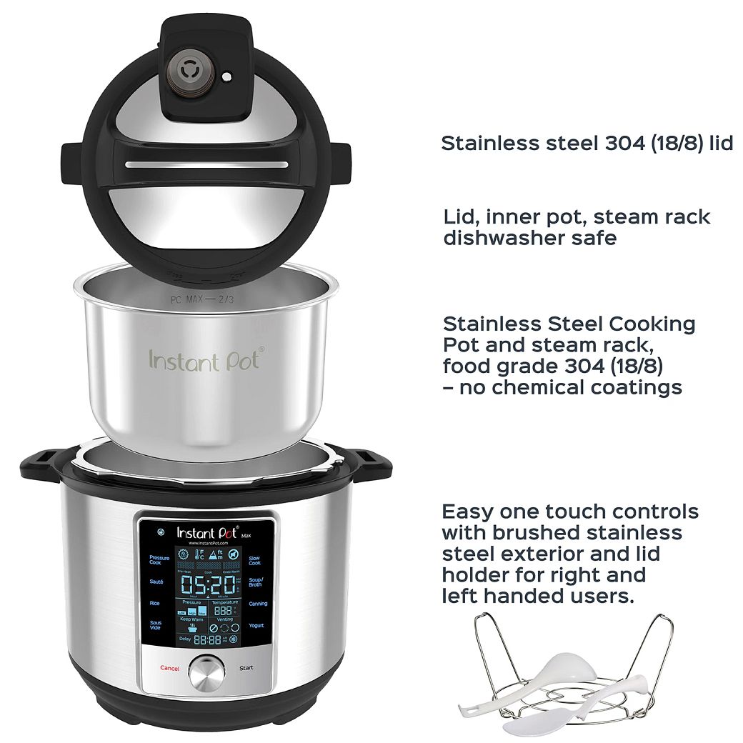 Instant Pot® Max™ 6-quart Multi-Use Pressure Cooker | Instant Brands