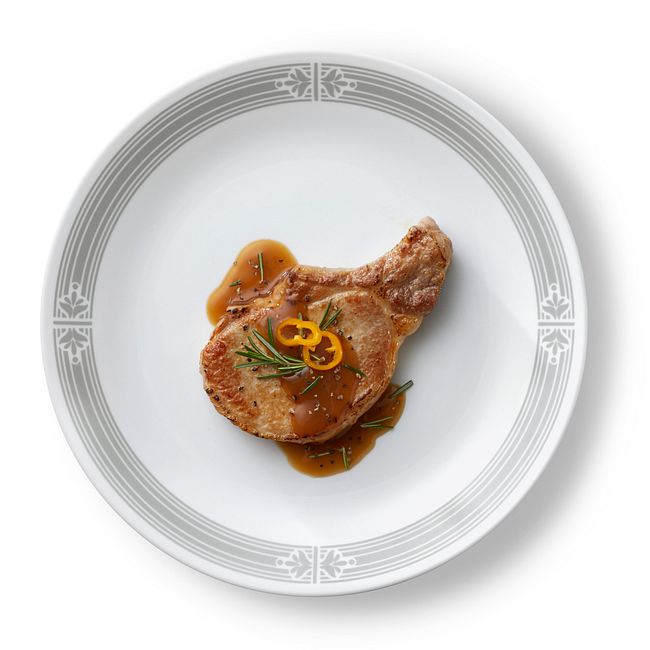 Prairie Garden Gray 10.25" Dinner Plate