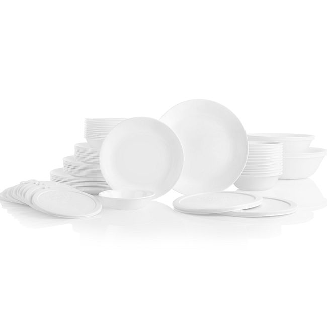 Livingware Winter Frost White 78-pc Dinnerware Set