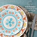 Global Collection Terracotta Dreams 6.75” Appetizer Plates, 6-pack