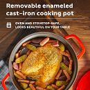 Instant™ Precision 6-quart Dutch Oven, Red Lid