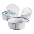 French White 6-pc Bakeware Set