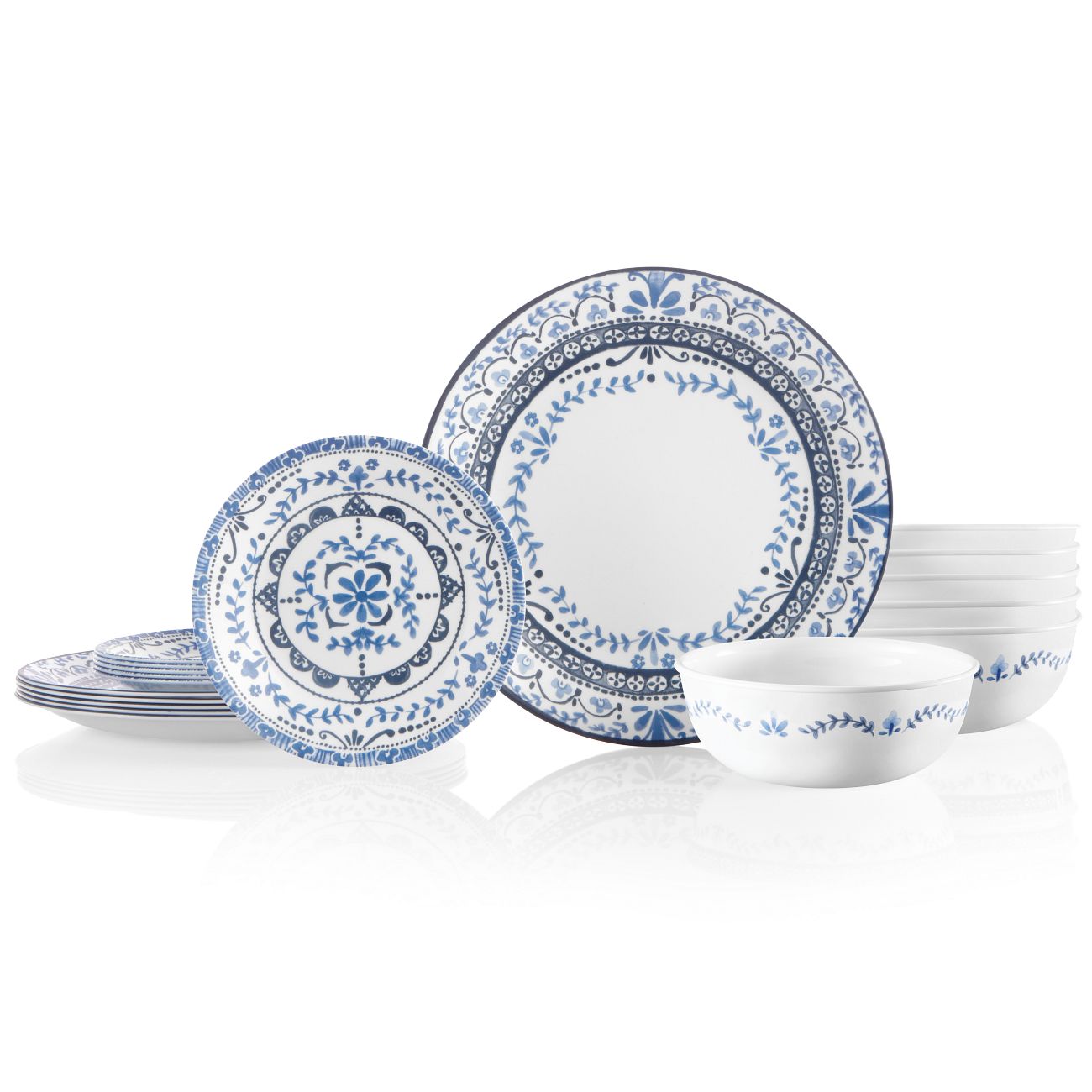 Corelle® Portofino 18-piece Dinnerware Set, Service for 6