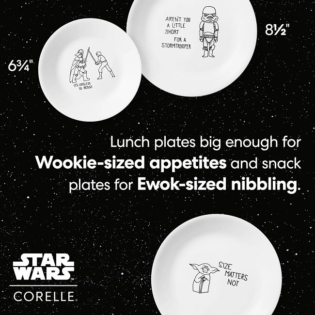 6.75" Appetizer Plates 8-pack: Star Wars™