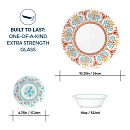 Global Collection Terracotta Dreams 18-piece Dinnerware Set, Service for 6
