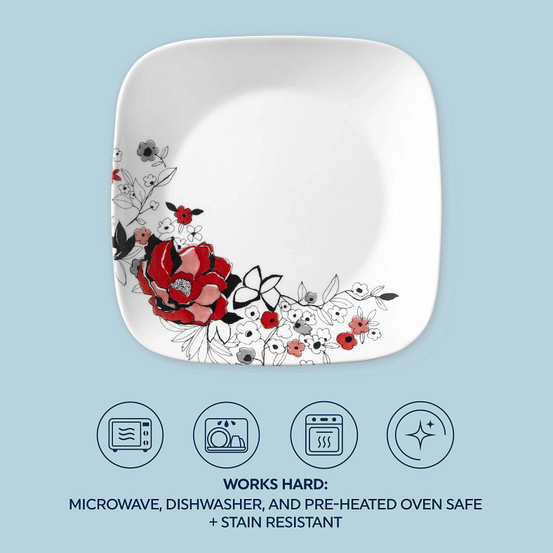 corelle chelsea rose dinnerware