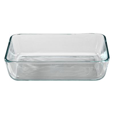 Glass Rectangular storage dish with lid 0,35L - Ôcuisine cookware
