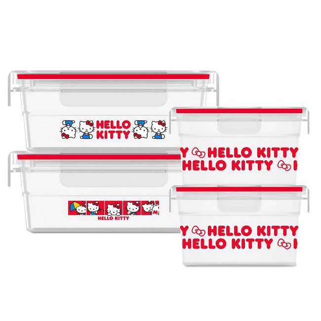 Hello Kitty® 8-piece Plastic Storage Set