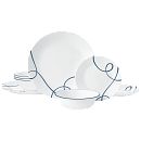 CORELLE 12-piece Dinnerware Set, Service for 4, Minnie Mouse –  LittleLuxeOfLife