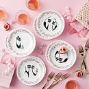 Loving Cats 6.75" Appetizer Plates, 8-pack