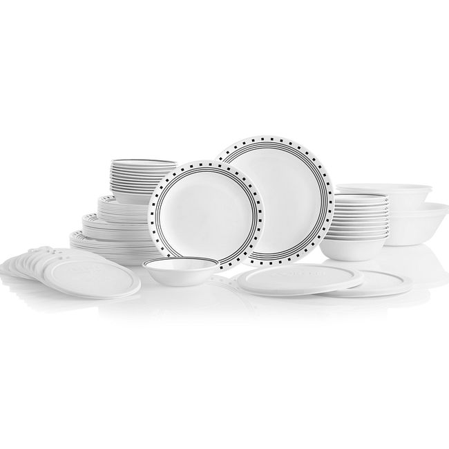 Livingware City Block 78-pc Dinnerware Set