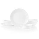 Winter Frost White 10-piece Dinnerware Set, Service for 4