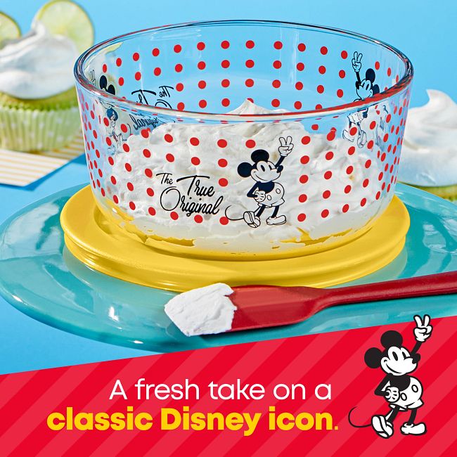 4-cup Decorated Storage: Disney Mickey Mouse - True Original