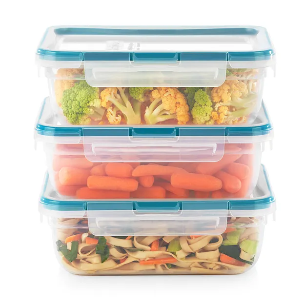 Pyrex MealBox 5.8-cup Divided Glass Food Storage Container with