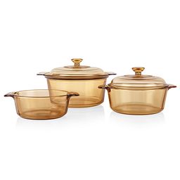 Visions 5-piece Dutch Oven Cookware Set with 3.5-liter Stewpot 