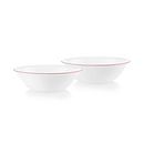 Rosa Banded 1-quart Serving Bowls, 2-pack