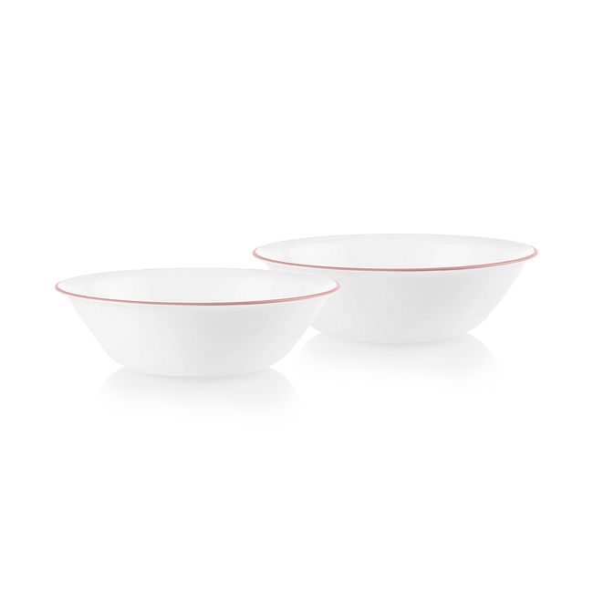 Rosa Banded 1-quart Serving Bowls, 2-pack