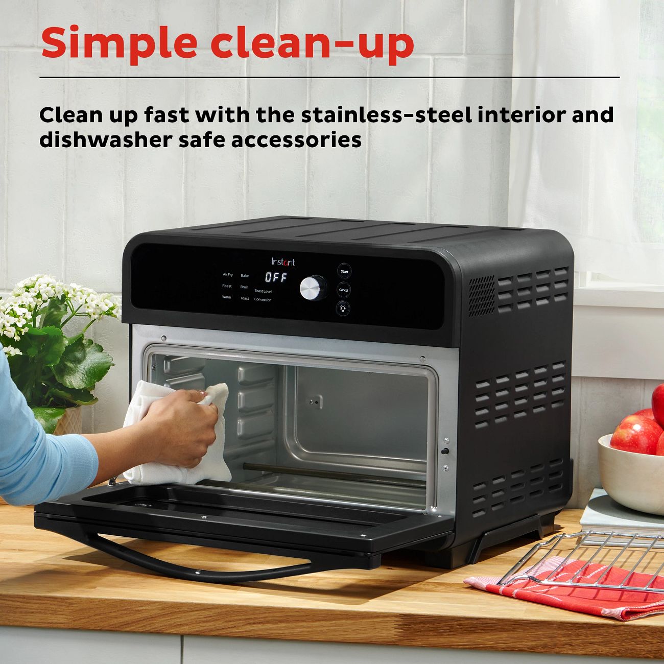 Instant Oven™ 18L Air Fryer Toaster Oven Instant Home