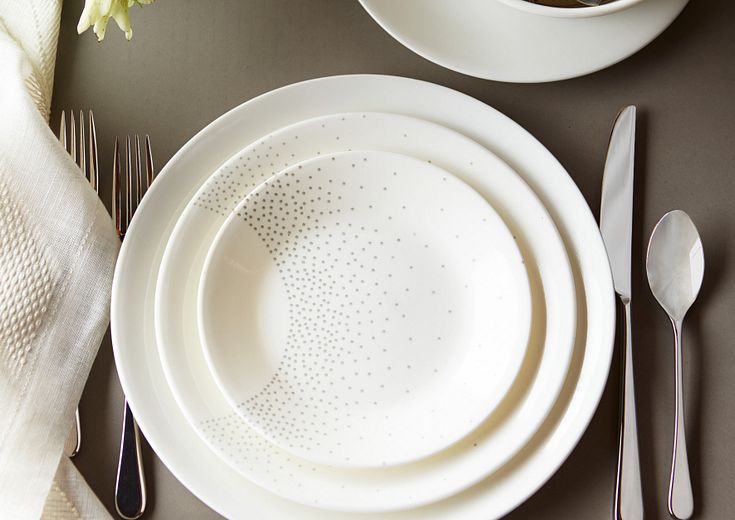 Gilded Woods Pattern on Warm White colored Corelle