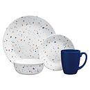 Terrazzo Azul 16-piece Dinnerware Set, Service for 4