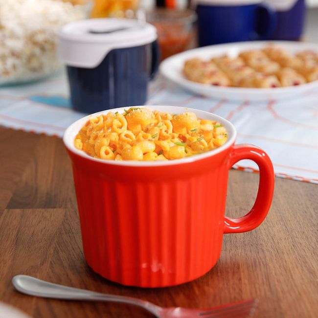 Colours Tomato 20-oz Meal Mug w/ Vented Lid