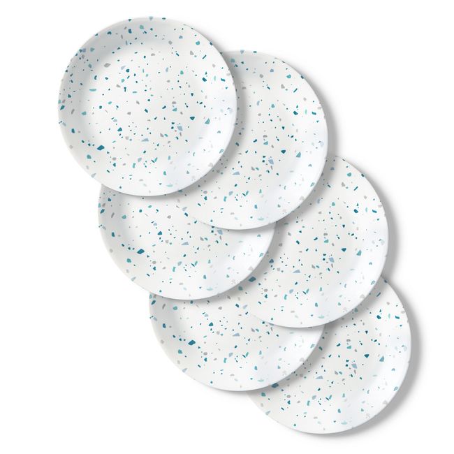 Terrazzo Verde 10.25” Dinner Plate Set, 6-pk