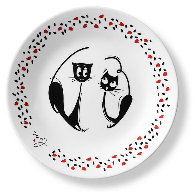 Loving Cats Pounce 6.75" Appetizer Plate