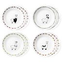 Falalala Llama 6.75" Appetizer Plates, 8-pack