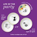Party Ghouls 6.75" Appetizer Plate Set, 8-pk
