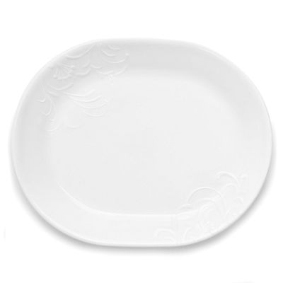 Cherish 12 25 Serving Platter Corelle, Corelle Cherish Round Dinnerware Set