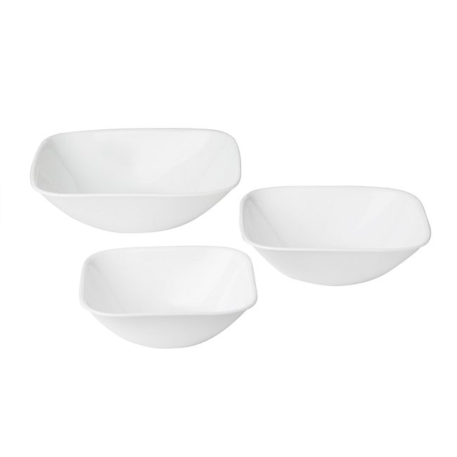 Vivid White 3-piece Serving Bowl Set
