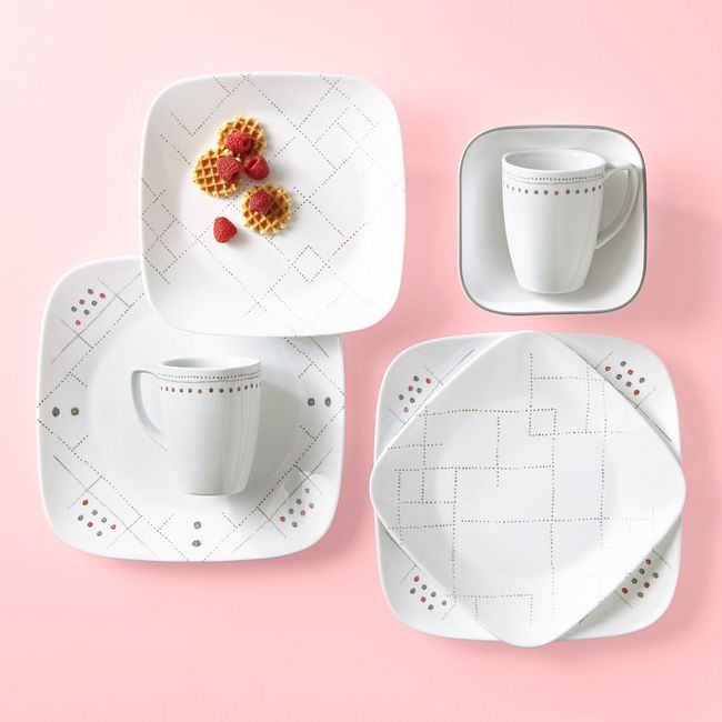 Raya 16-piece Dinnerware Set, Service for 4