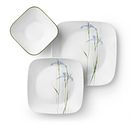 Shadow Iris 18-piece Dinnerware Set, Service for 6