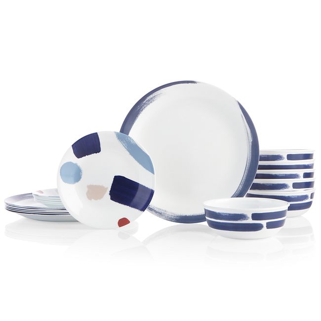 Vivid Splash 18-piece Dinnerware Set, Service for 6