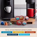 Instant® Compostable Coffee Pods, Swiss Water® Decaf, Medium Roast, 30 pods